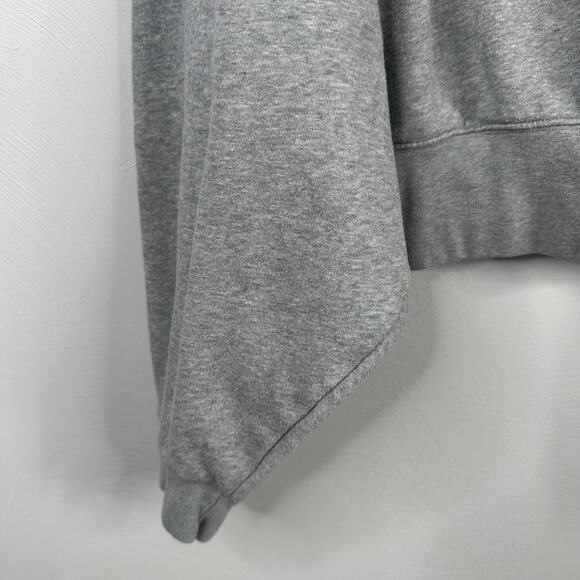 Nike Gray Phoenix Fleece Women's Over-Oversized Crew-Neck Sweater - Picture 13 of 13